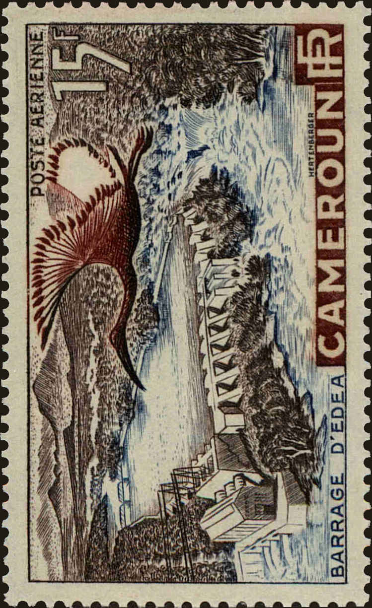 Front view of Cameroun (French) C31 collectors stamp