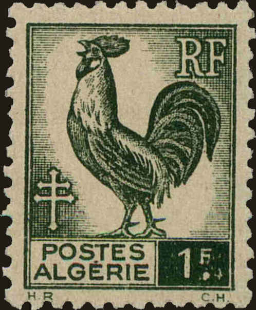 Front view of Algeria 177 collectors stamp