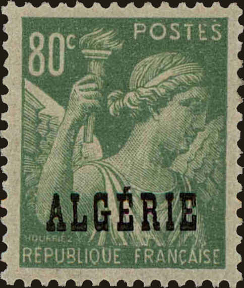 Front view of Algeria 191 collectors stamp