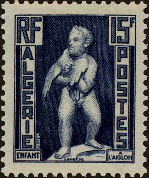 Front view of Algeria 242 collectors stamp