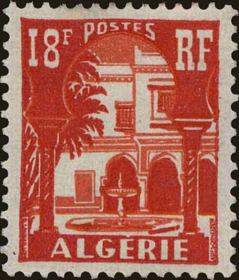 Front view of Algeria 269 collectors stamp