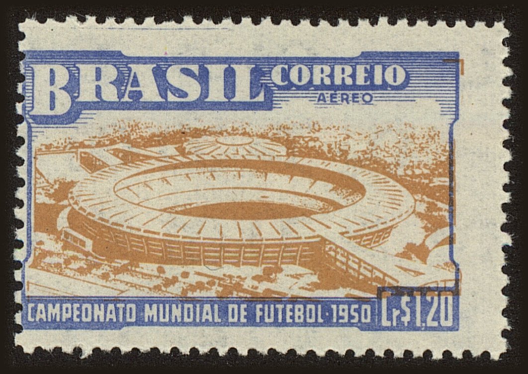 Front view of Brazil C78 collectors stamp