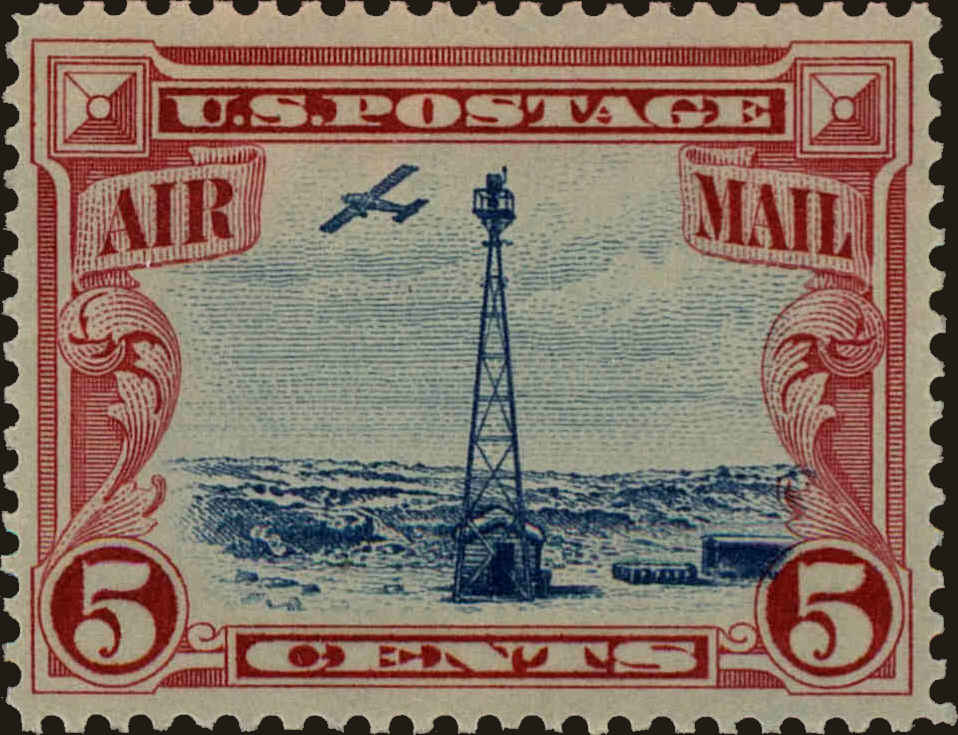 Front view of United States C11 collectors stamp