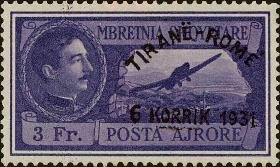 Front view of Albania C42 collectors stamp