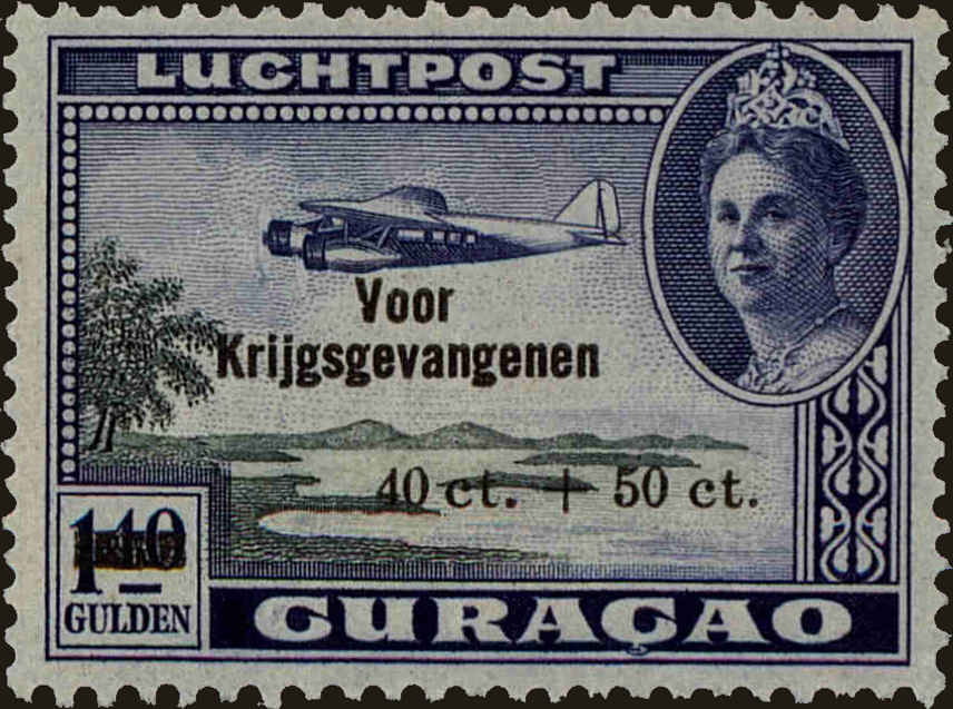 Front view of Netherlands Antilles CB9 collectors stamp