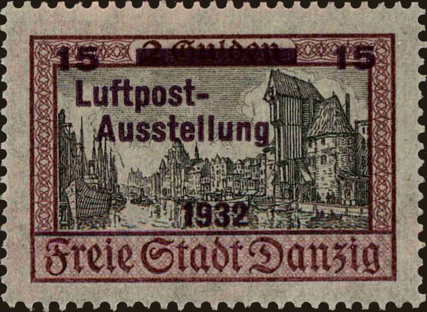 Front view of Danzig C32 collectors stamp