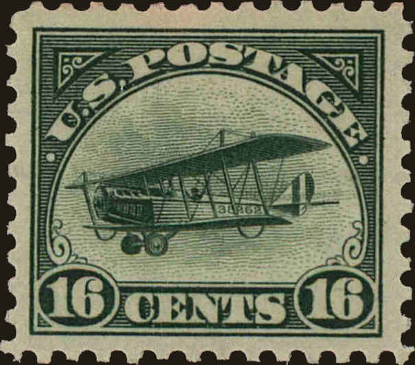 Front view of United States C2 collectors stamp