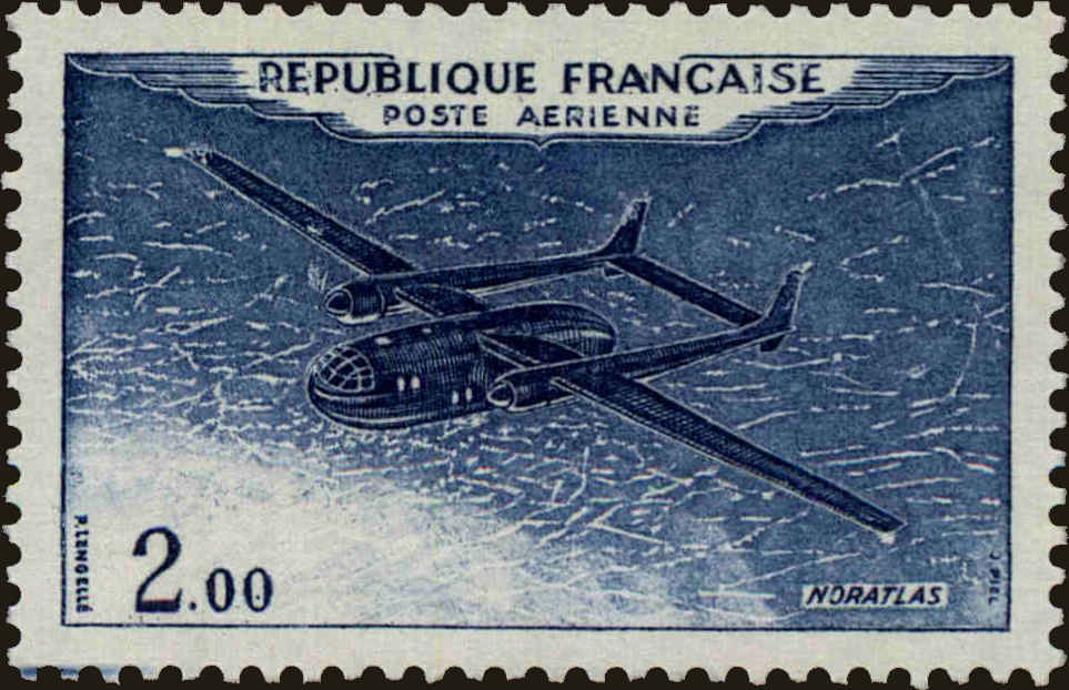 Front view of France C41 collectors stamp