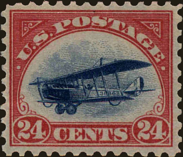 Front view of United States C3 collectors stamp