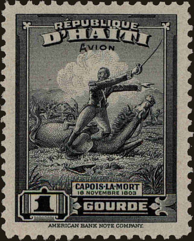 Front view of Haiti C39 collectors stamp