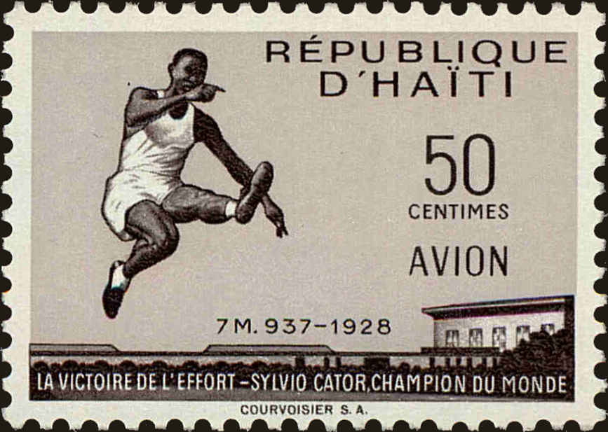 Front view of Haiti C116 collectors stamp