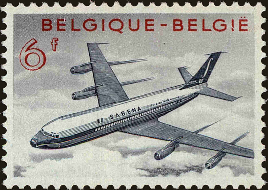 Front view of Belgium 538 collectors stamp