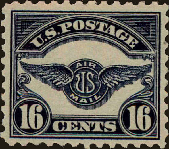 Front view of United States C5 collectors stamp