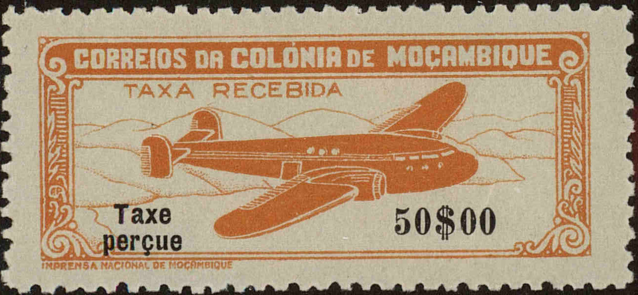 Front view of Mozambique C23 collectors stamp