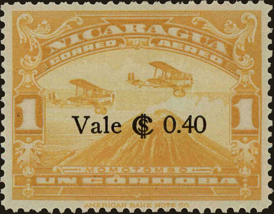 Front view of Nicaragua C108 collectors stamp