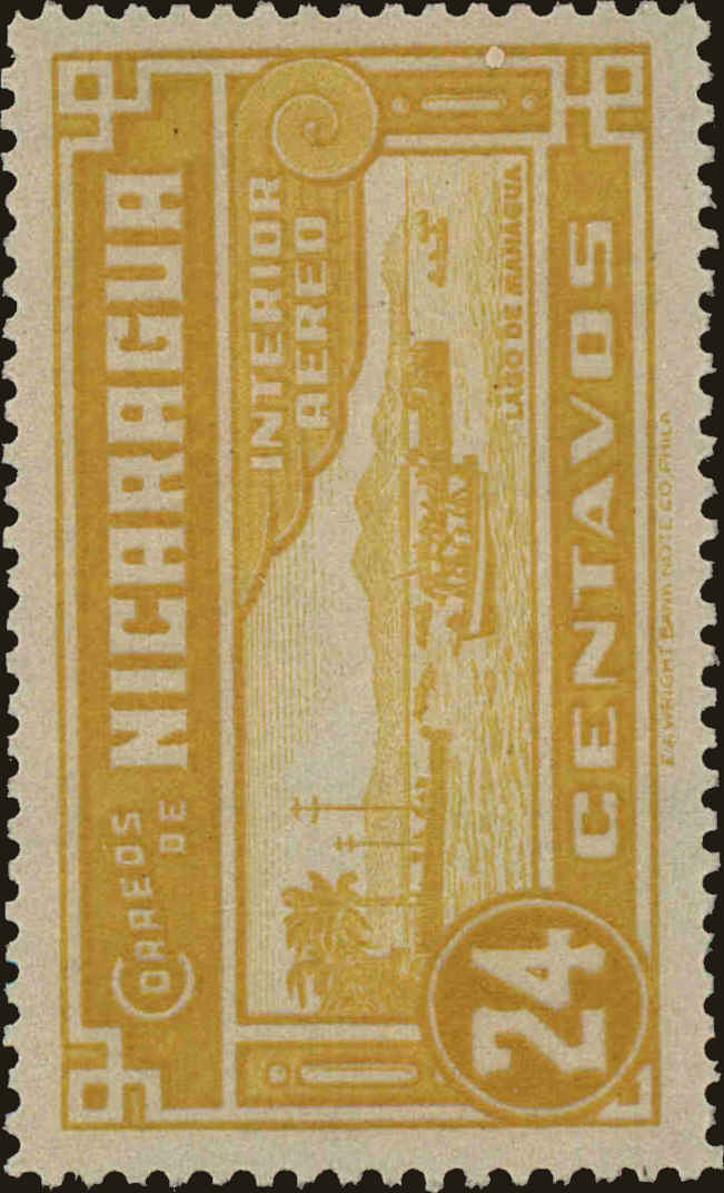 Front view of Nicaragua C226 collectors stamp