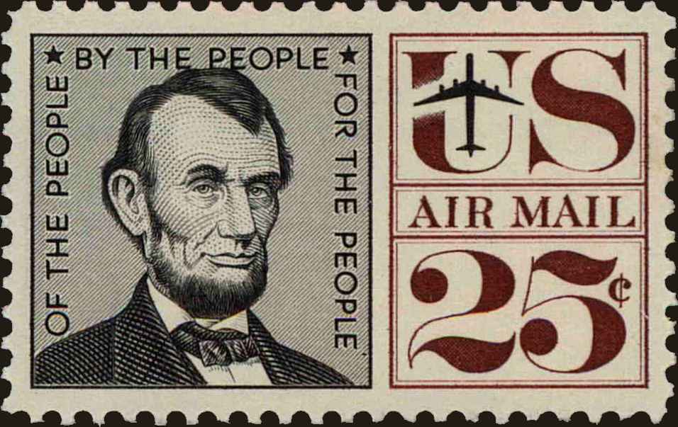 Front view of United States C59 collectors stamp