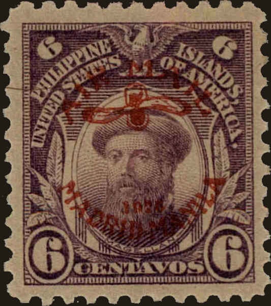 Front view of Philippines (US) C3 collectors stamp