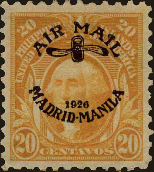 Front view of Philippines (US) C10 collectors stamp