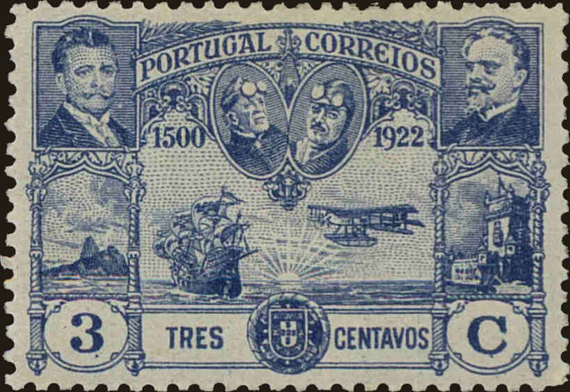 Front view of Portugal 301 collectors stamp