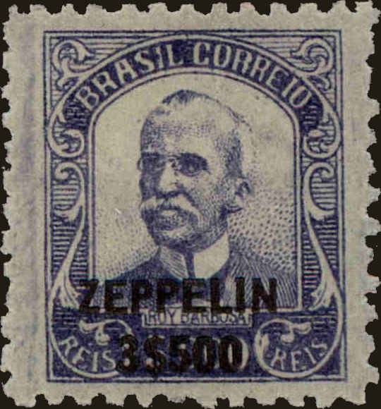 Front view of Brazil C30 collectors stamp