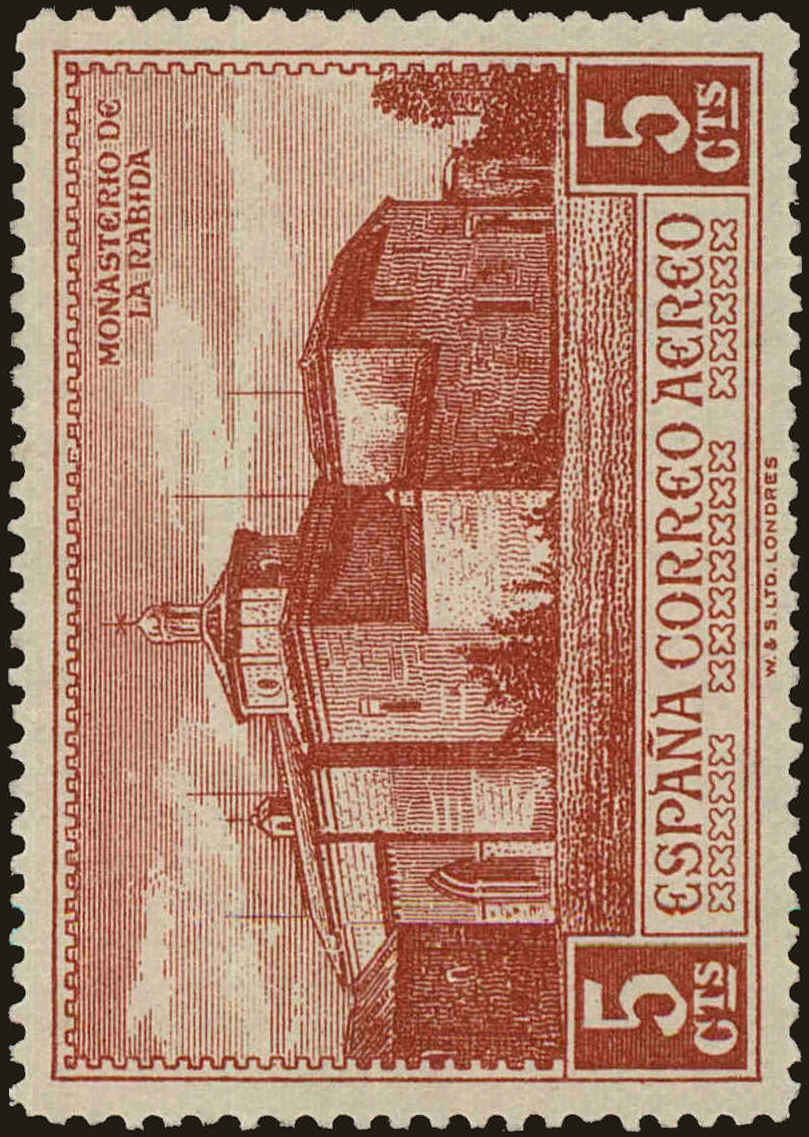 Front view of Spain C31 collectors stamp