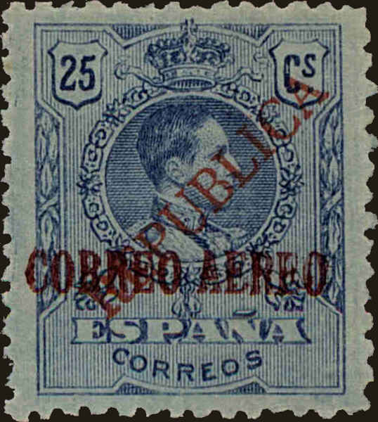 Front view of Spain C60 collectors stamp
