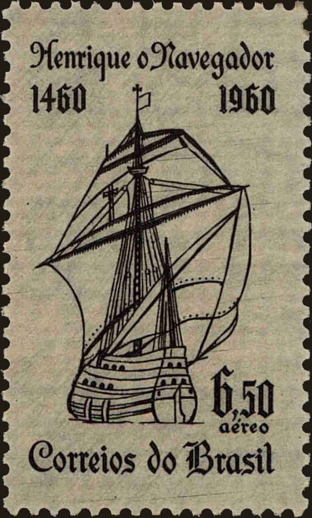 Front view of Brazil C102 collectors stamp