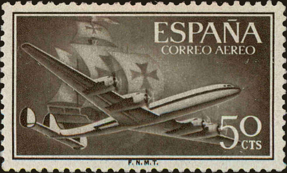 Front view of Spain C149 collectors stamp