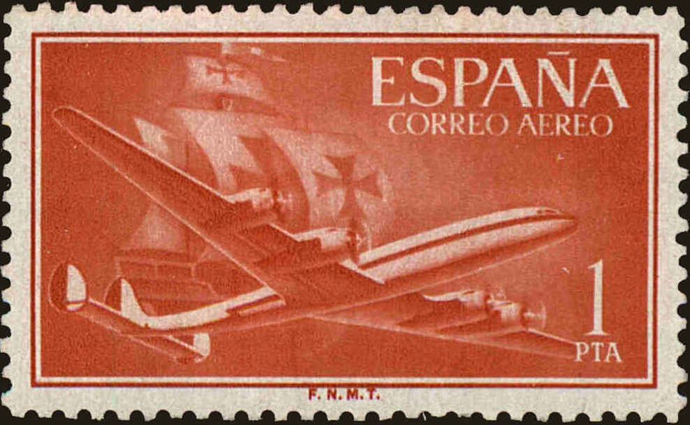 Front view of Spain C150 collectors stamp