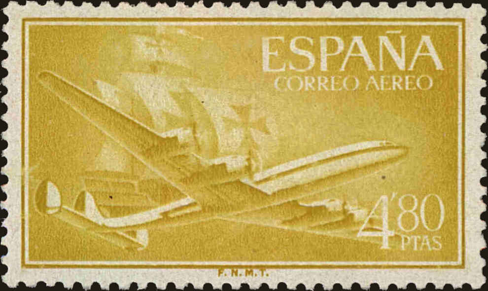 Front view of Spain C154 collectors stamp