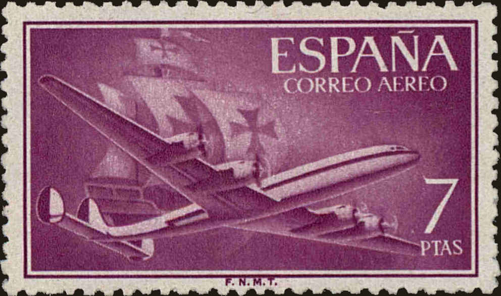 Front view of Spain C155 collectors stamp