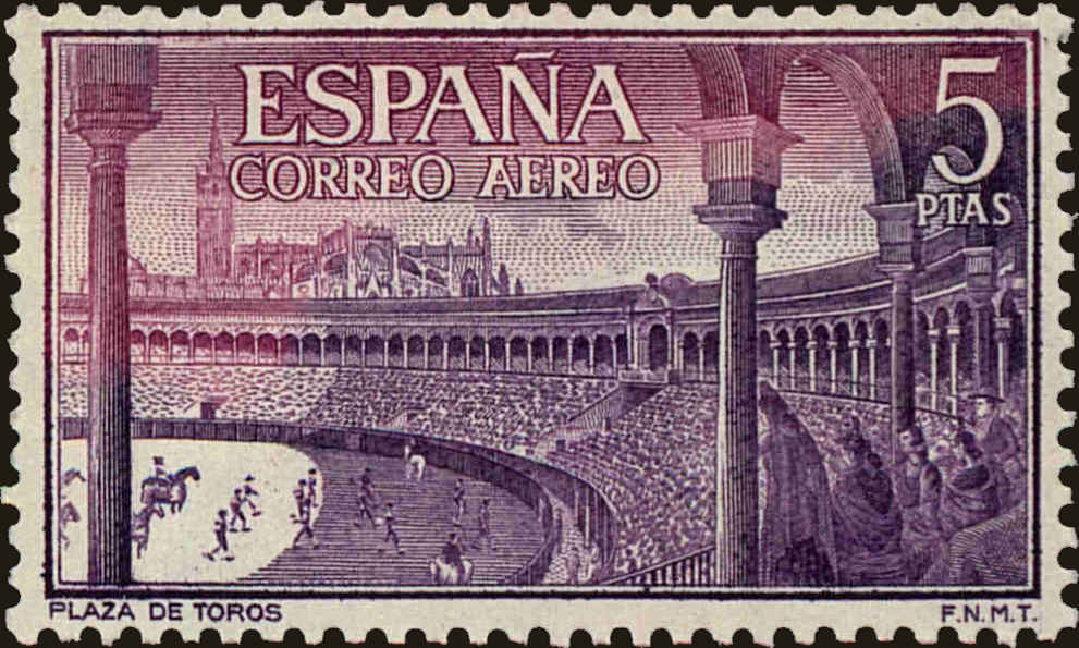 Front view of Spain C162 collectors stamp