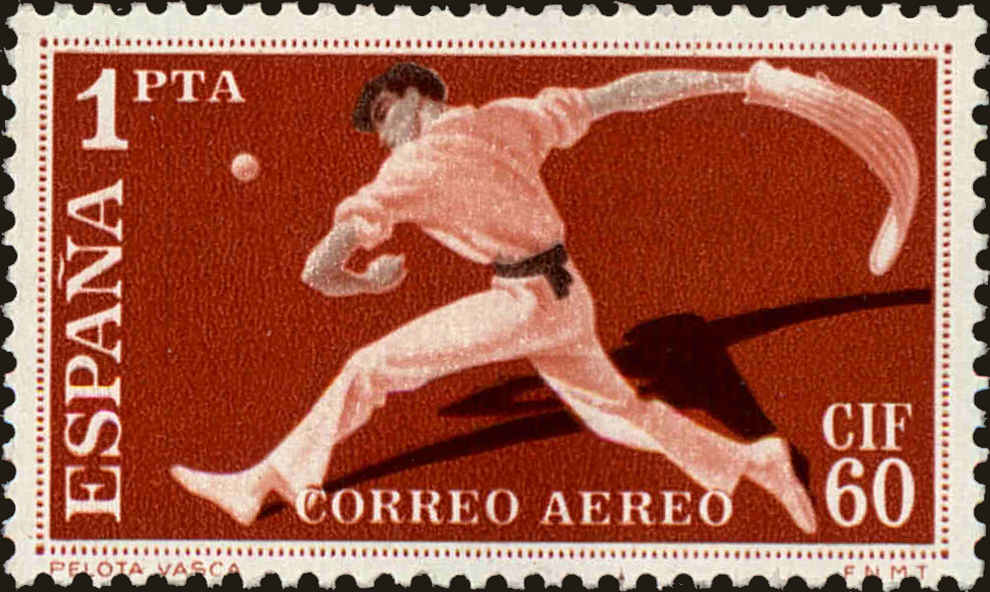 Front view of Spain C163 collectors stamp