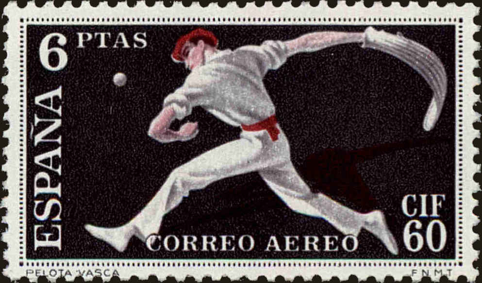 Front view of Spain C165 collectors stamp