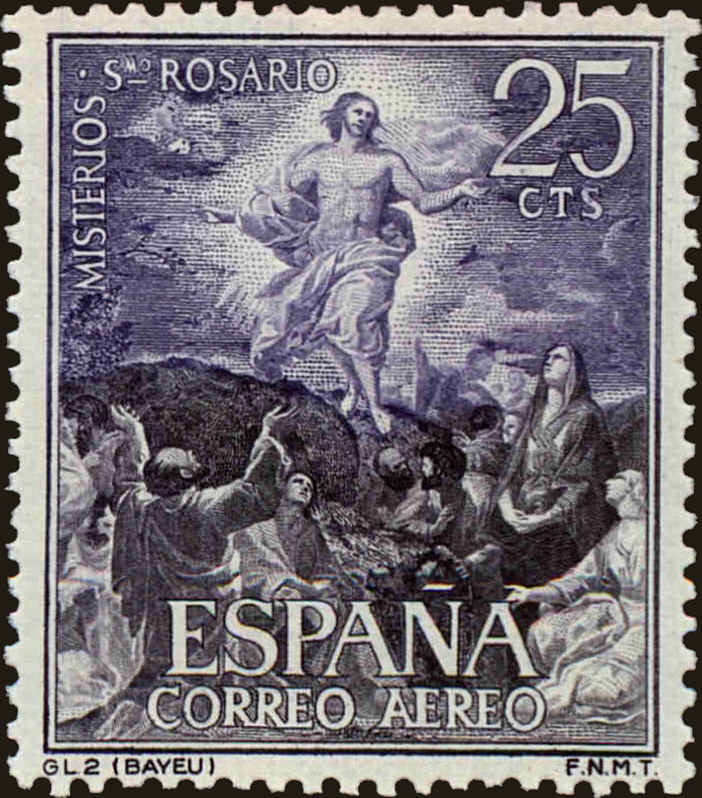 Front view of Spain C171 collectors stamp