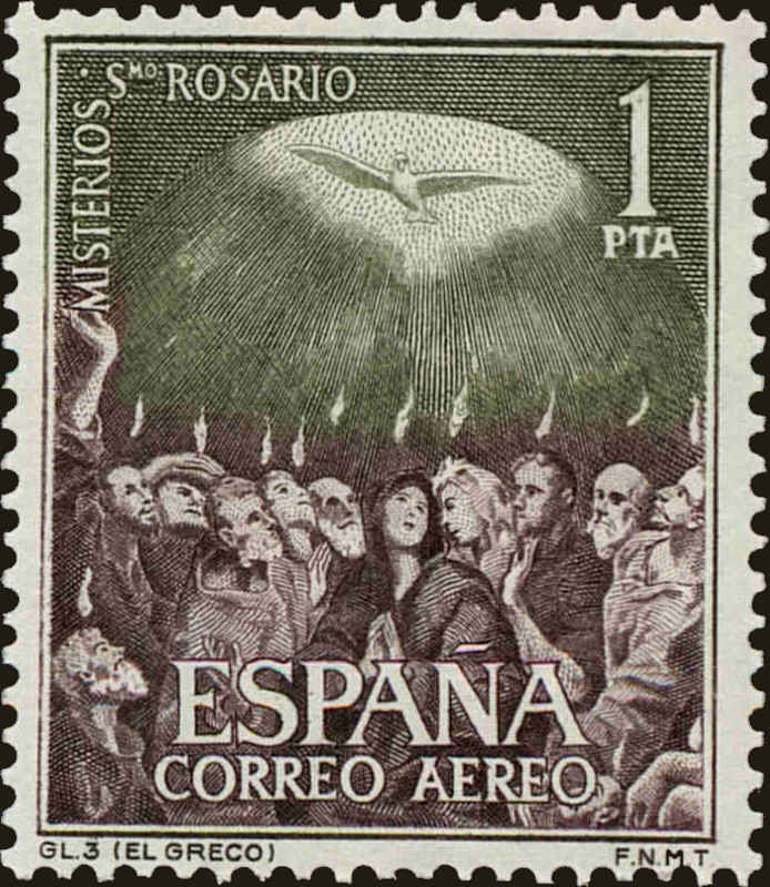 Front view of Spain C172 collectors stamp