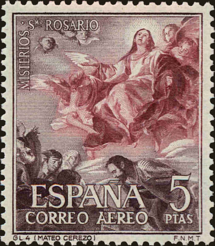 Front view of Spain C173 collectors stamp