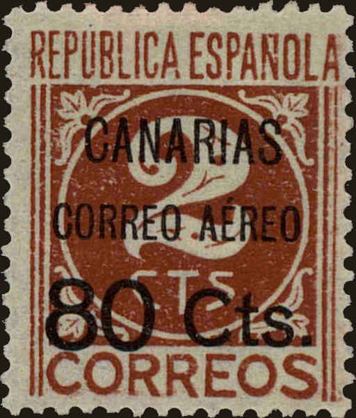 Front view of Spain 9LC24 collectors stamp