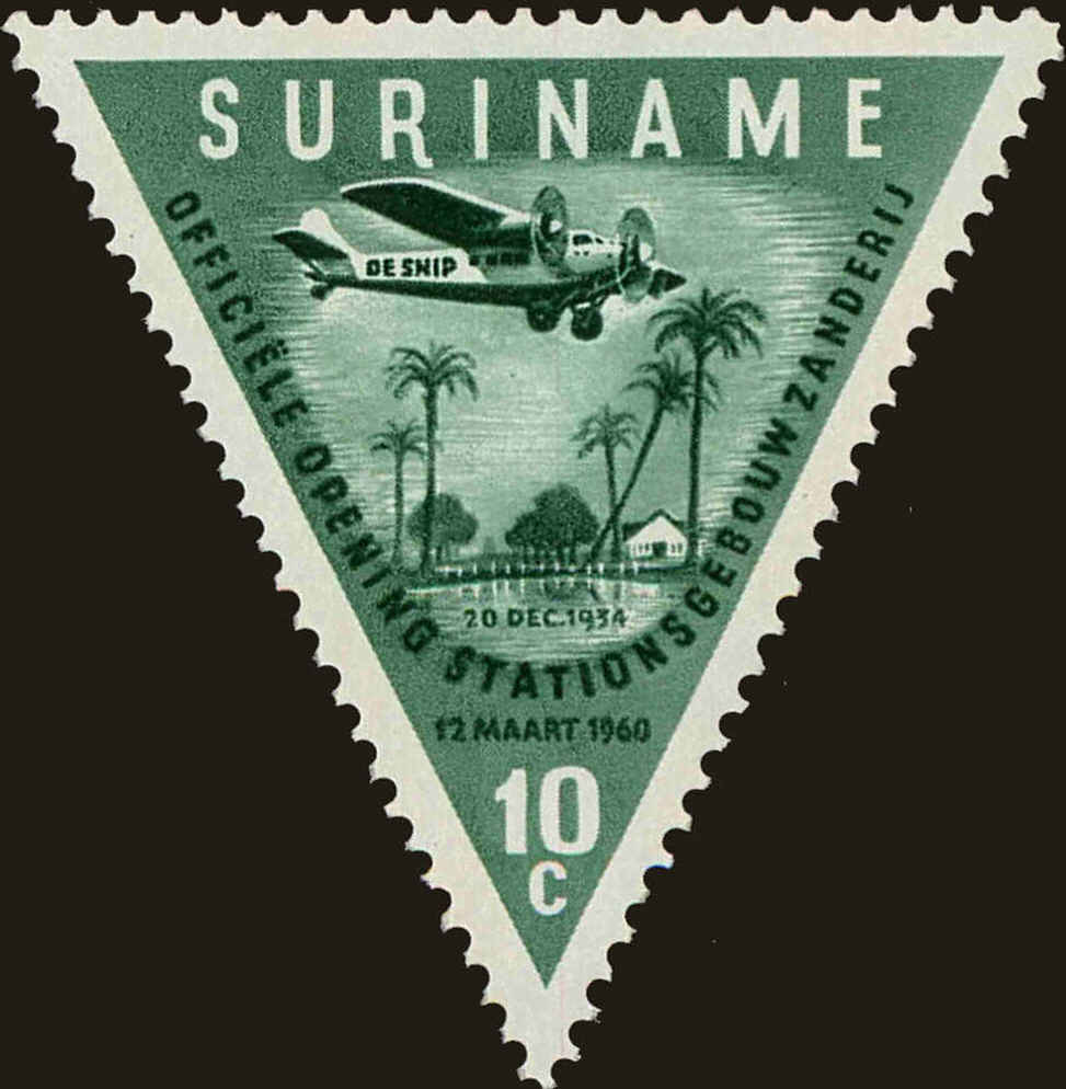Front view of Surinam 278 collectors stamp