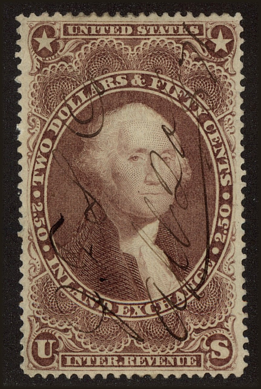 Front view of United States R84 collectors stamp