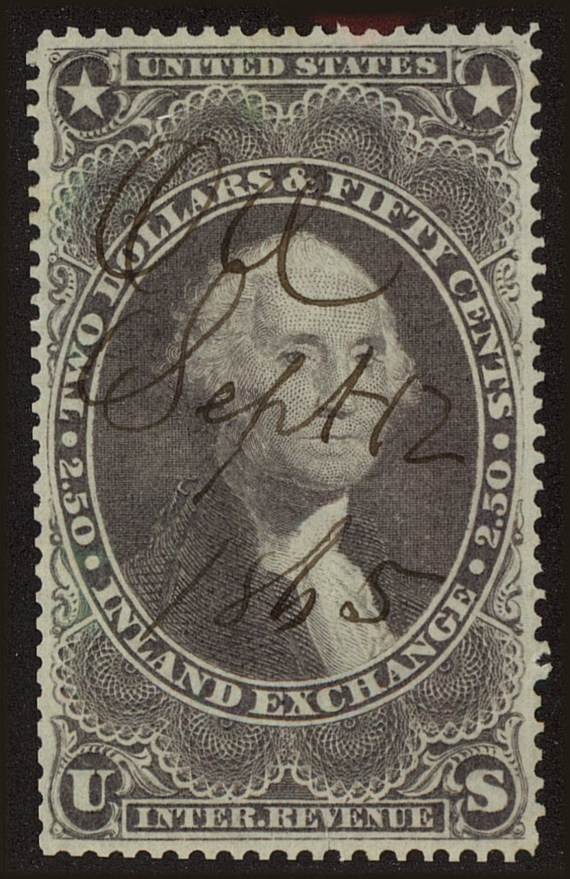 Front view of United States R84 collectors stamp