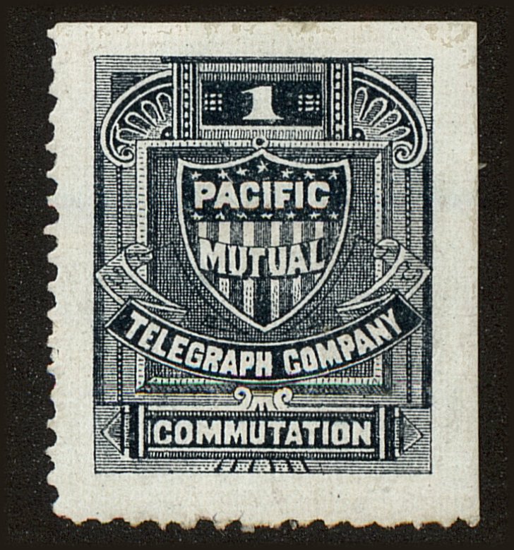 Front view of United States 13T1 collectors stamp