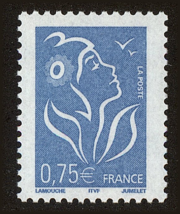 Front view of France 3075 collectors stamp
