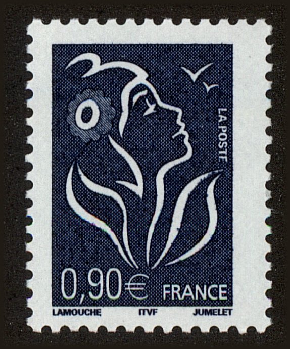 Front view of France 3077 collectors stamp
