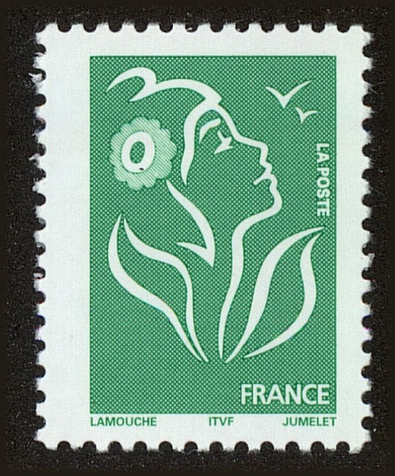 Front view of France 3069 collectors stamp