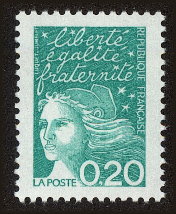 Front view of France 2590 collectors stamp