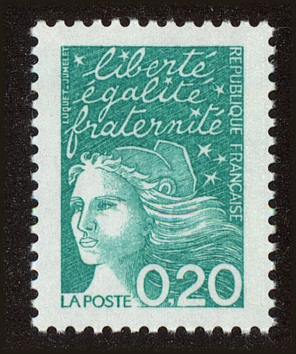 Front view of France 2590 collectors stamp
