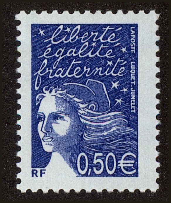 Front view of France 2855 collectors stamp