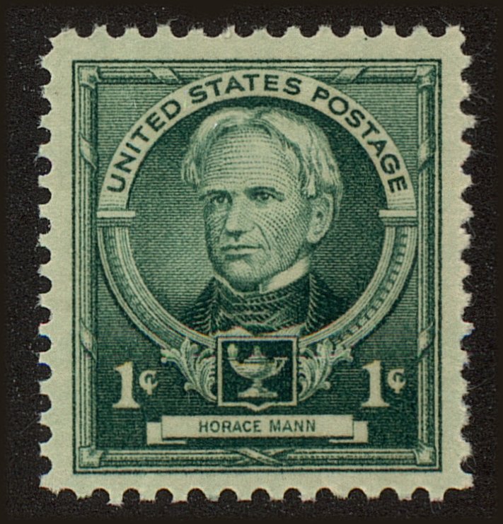 Front view of United States 869 collectors stamp